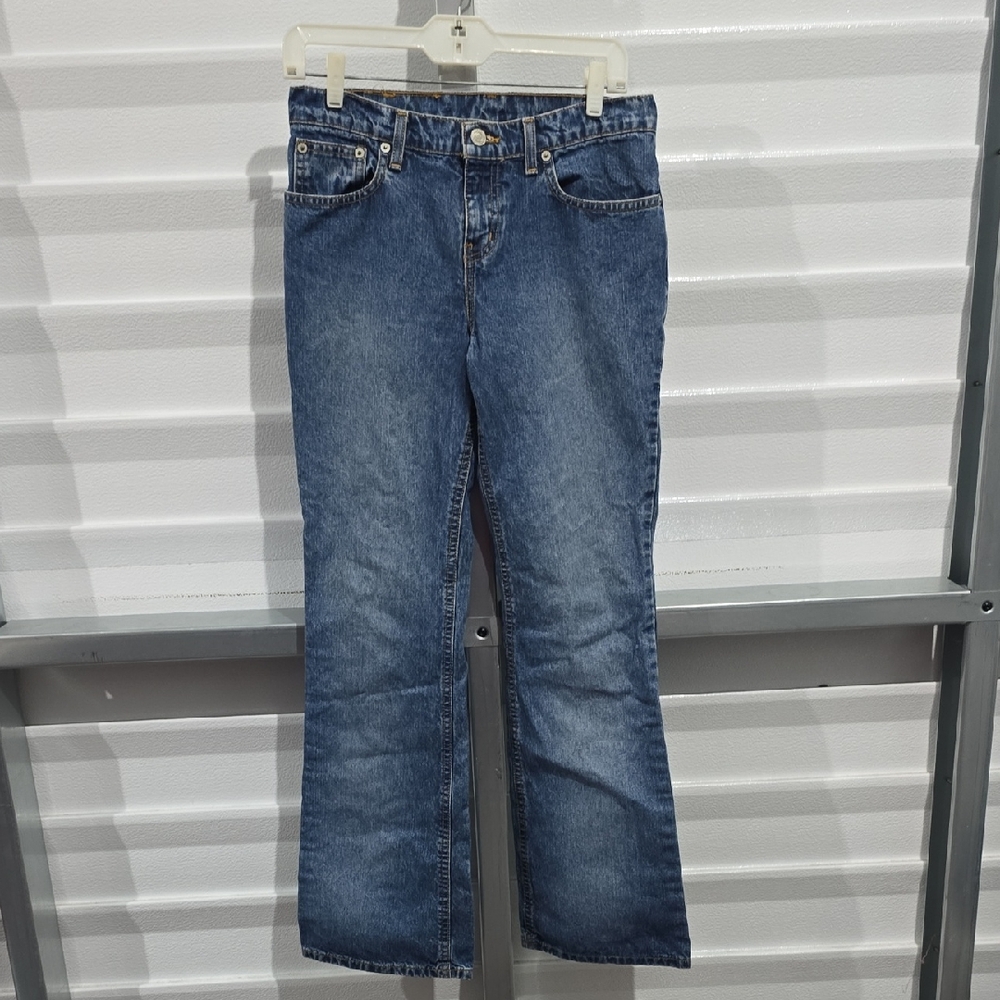 Ralph Lauren Blue Low Rise Flare Jeans Size 5/6X34